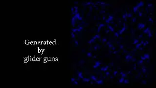 Game of life, Glider guns vs random configuration