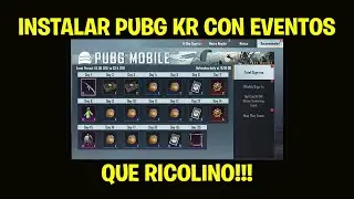 INSTALAR PUBG MOBILE KR CON EVENTOS!!!