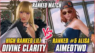TEKKEN 8 ▰ DIVINE CLARITY (LILI) vs AIMEDTWO (#5 Ranked Alisa) ▰ T8 HIGH LEVEL GAMEPLAY