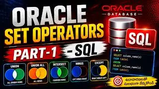 Oracle Set Operators  Part-1 - SQL