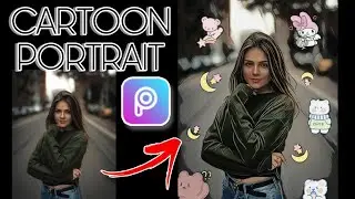 PICSART TUTORIAL || EASY CARTOON PORTRAIT EDITING IN PICSART ||