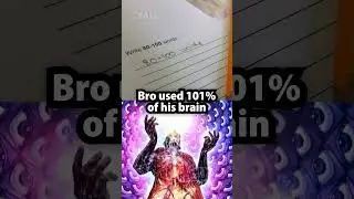 Bro deserves A+++ 🤯🧠