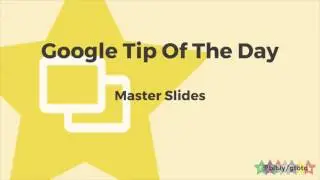 Master Slides