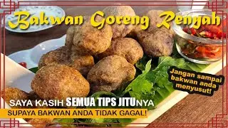 TIPS JITU!! BAKWAN BABI UDANG GORENG LUAR RENYAH DALAM JUICY ANTI KISUT, DIJAMIN BERHASIL!!