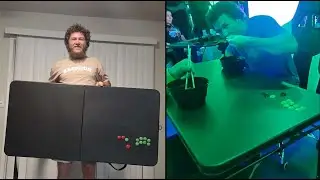 We Turned A Folding Table Into a Fighting Game Controller