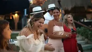 Matrimonio festa a Napoli, guardate il finale sulle giostre