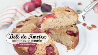 Bolo de Ameixa com Noz e Canela