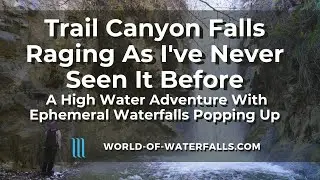 What's It Like To See Trail Canyon Falls Under Conditions I Had Never Seen Before?