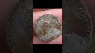 Кладоискатели нашли старинную монету! 15 копеек 1778 год Серебро  Екатерины 2 