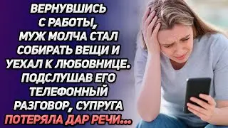 Вернувшись с работы, муж молча стал собирать вещи и уехал к любовнице. Супруга потеряла дар речи...
