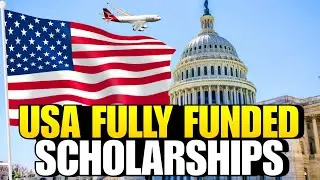 🇺🇸5 Fully Funded Scholarships in USA for International Students