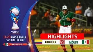 HIGHLIGHTS Colombia v Mexico: U-23 Baseball World Cup