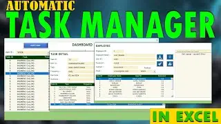 Automatic Advance Task Manager Software in Excel