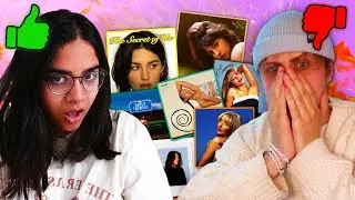 BRUTALLY rating your FAVOURITE *NEW* albums *clairo, gracie abrams, griff & more*