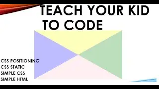 CSS POSITIONING - STATIC - FOR KIDS
