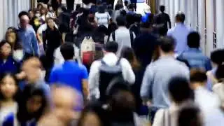 4K Timelapse People Walking |Busy City Crowd Stock Footage| [FREE DOWNLOAD]