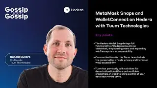 Gossip about Gossip: MetaMask Snaps and WalletConnect on Hedera with Tuum Technologies