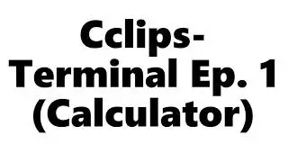 Cclips Terminal EP 1 Calculator