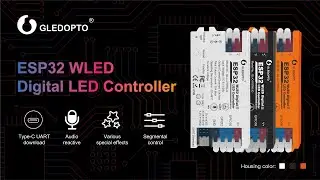 GLEDOPTO ESP32 WLED Controller with USB-C UART Mic DIY Port