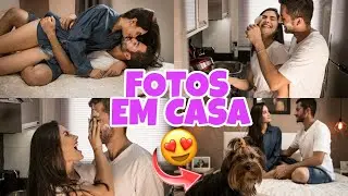 UM DIA COMIGO: FIZ UM ENSAIO EM CASA + DICAS PARA FOTOS CASAL | CORTEI O CABELO - Thainá Andriotta