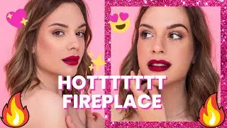Hot Girl Enjoying |Fire Place|