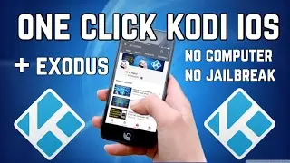 New One Click Kodi iOS 10.3.2 iPhone iPad iPod No Jailbreak No Computer June 2017 With Exodus