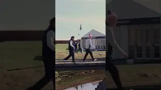 Hollywood's Finest, Bill Murray & Andy Garcia at Carnoustie 🏌‍♂️ #DunhillLinks