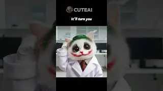 Cat put a Dog in a K POP Microwave #ai #memes  #funny