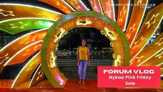 Forum Vlog - Nykaa Pink Friday Sale | Miniso & Westside Shopping | Subway Sandwiches | Tamil Vlogs
