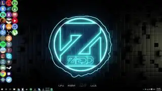 Zedd VisBubble theme for Rainmeter