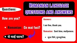 Romanian Language in Nepali || 5 Most Important Questions & Answers #romanian