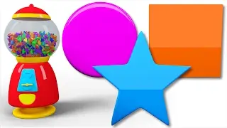 Gumball Shapes | Shapes Songs For Kids | Learn Shapes | Baby Songs For Childrens