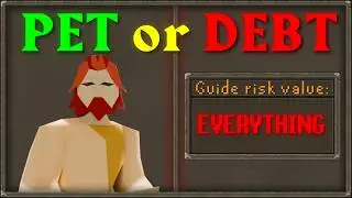 10 Hours to get a boss pet in Runescape, or I lose it all