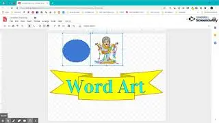 Google Drawings - Arrange Menu