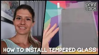 How to Install a TEMPERED GLASS Screen Protector on the iPad Air / iPad PRO - With NO Guide Stickers