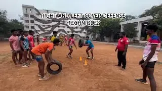 KABADDI SKILL(RIGHT COVER AND LEFT COVER DEFENSE TECHNIQUES )#tamilnadusports