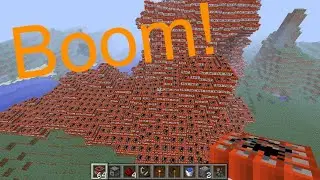 Minecraft TnT Mountain