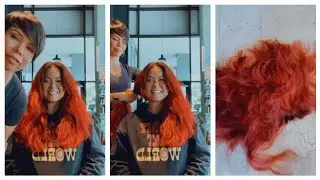 Goodbye Long Red Hair!!! This Client Went Pixie Cut!!