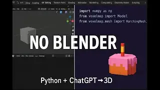 Build 3D Models with Python + ChatGPT (No Blender Needed)