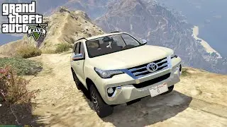 GTA5:-Toyota Fortuner Off Roading at Mountain.