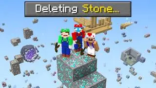 Minecraft, But a Block is Deleted Every Second...