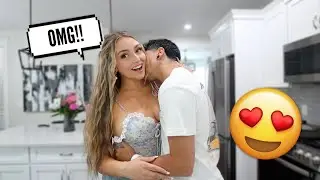 KISSING MY GIRLFRIENDS NECK ALL DAY TO SEE HER REACTION!