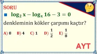 Logaritma-Denklem Çözme Bakmadan Geçemeyeceğimiz  Çok Önemli Bir Soru Tipinin Çözümü 💥💥
