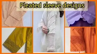 pleated sleeve designs for girls #dress#stitching