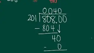 Long Division With Decimals