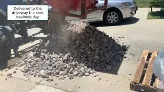 River Rock Ground Cover Replacing Plants, Low Maintenance, Save Water