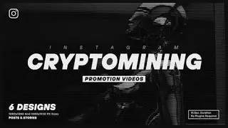 After Effects Template | Cryptomining Instagram Promotion