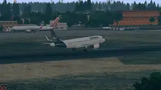 Vatsim XP11 Toliss A320NEO Lufthansa Landing Malta (LMML)