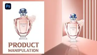 Product Manipulation in Photoshop | Perfume Advertising | Poster Design Tutorial