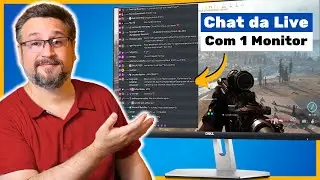 🔴 Como Ler o Chat da Live Usando Apenas Um Monitor: Passo a Passo